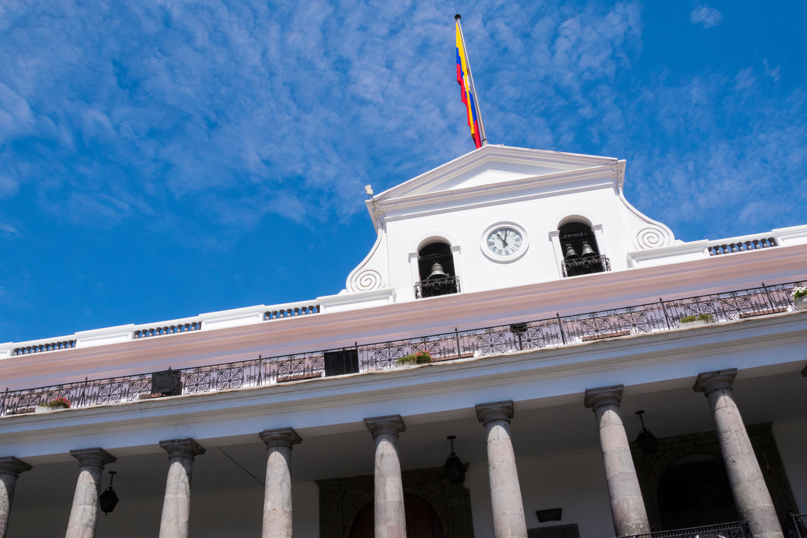 Carondelet presidential palace in Quito